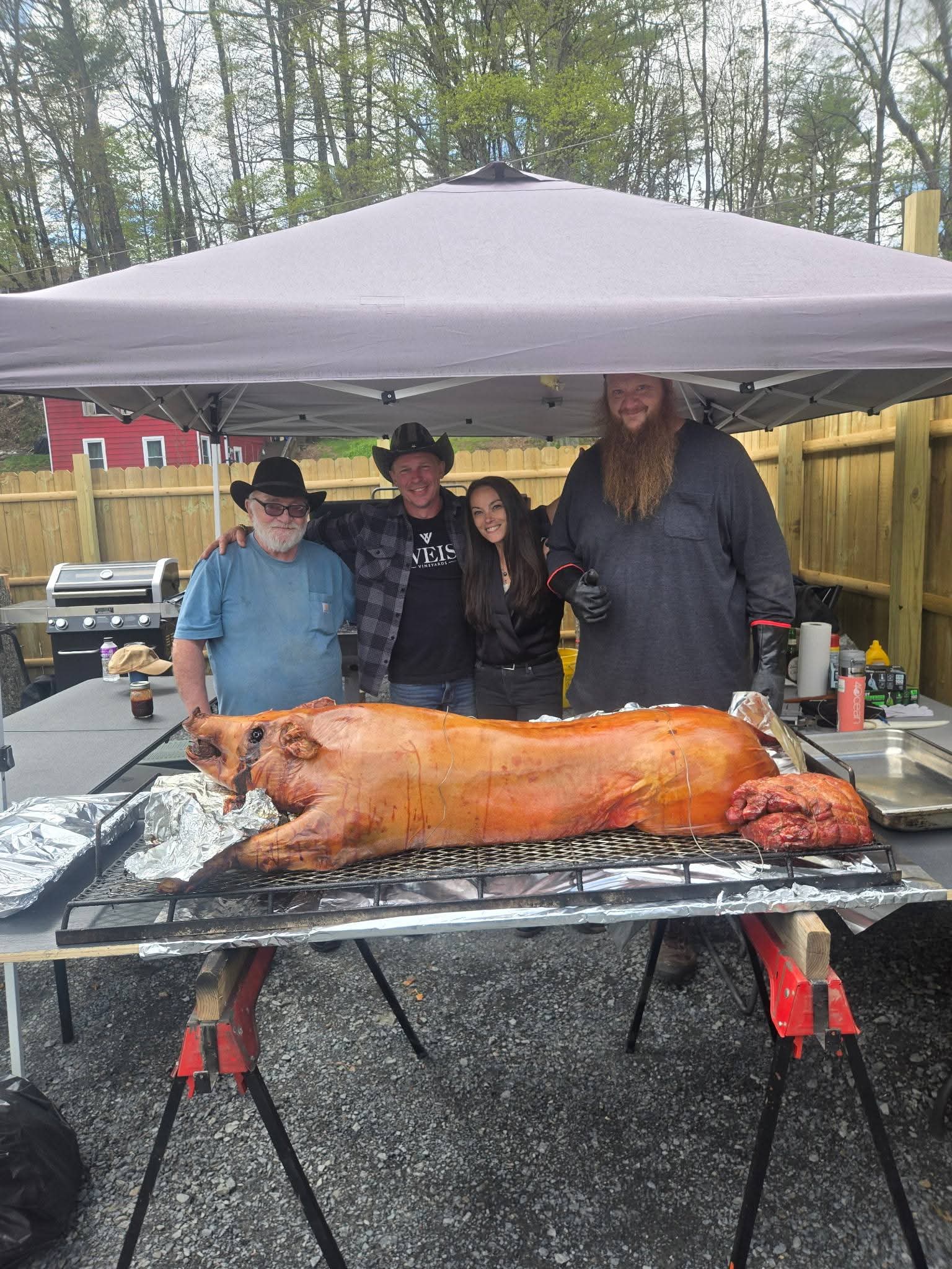 Pig roast at Silver Lake Tavern
